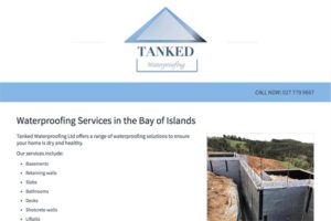 web design for a waterproofing business